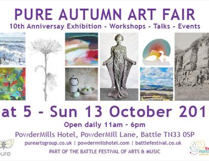 Poster for Pure Autumn Art Fair in Battle