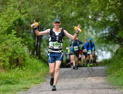 Runners at Bewl Water