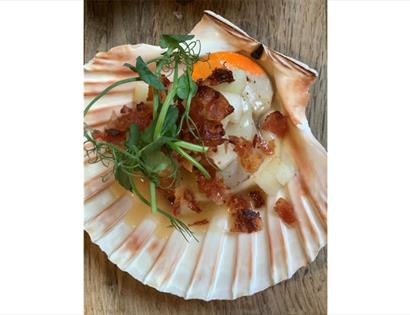 scallop dish