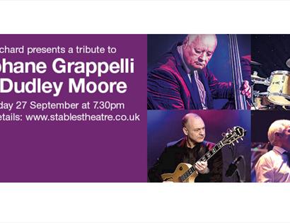Poster for Stephane Grappelli and Dudley Moore event