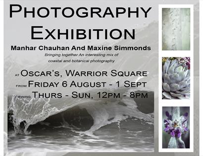 A poster for a photography exhibition at Warrior Square, St Leonards.