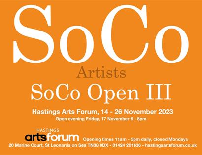 poster for Soco Artists.