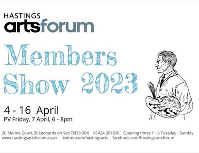 Hastings Arts Forum's Spring Members Show (open 11am - 5pm Tues - Sun)