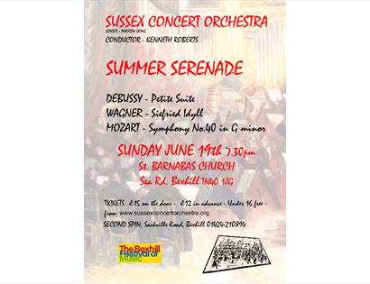 poster for summer serenade text in description