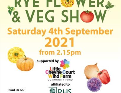 Rye Flower and Veg Show poster