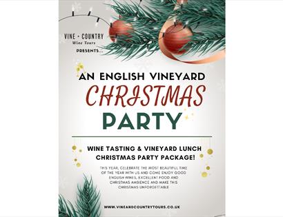 poster for An English Vineyard Christmas Party