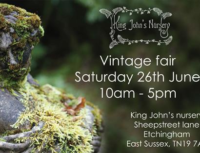 Vintage fair at King John's nursery