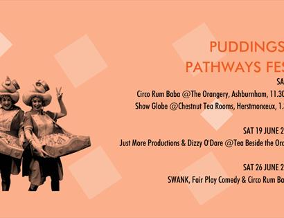 Puddings and Pathways Festival 12th June @ Chestnut Tea Rooms, Herstmonceux Castle