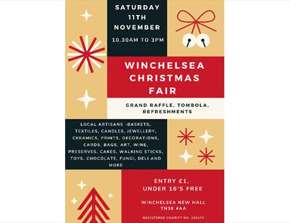 poster for winchelsea christmas fair