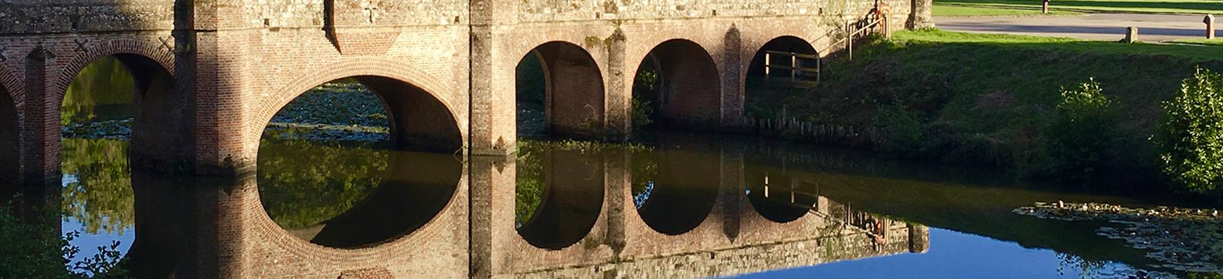 Bridge at Herstmonceux castle