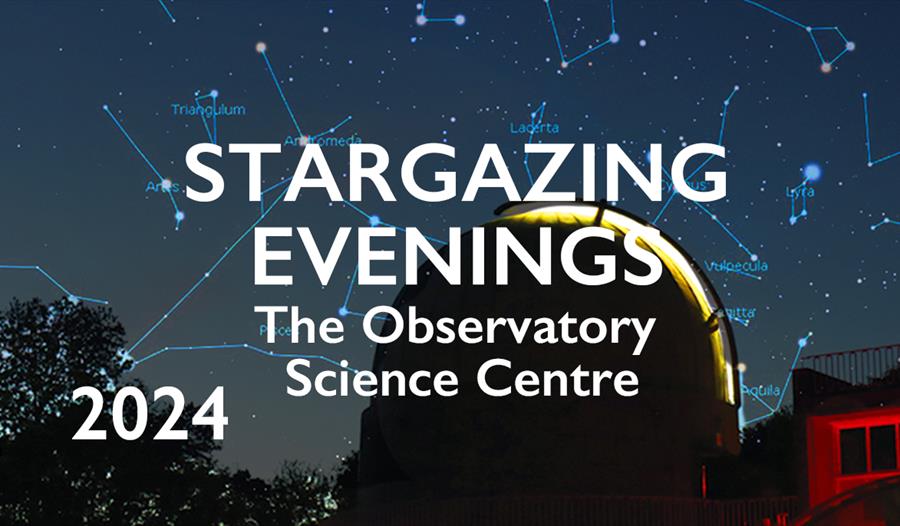 Poster for Stargazing evenings at Herstmonceux.