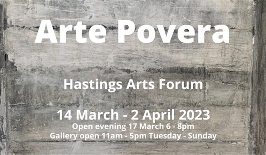 poster for Arte Povera