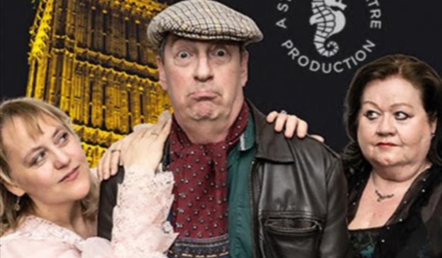 poster for run for your wife at stables theatre