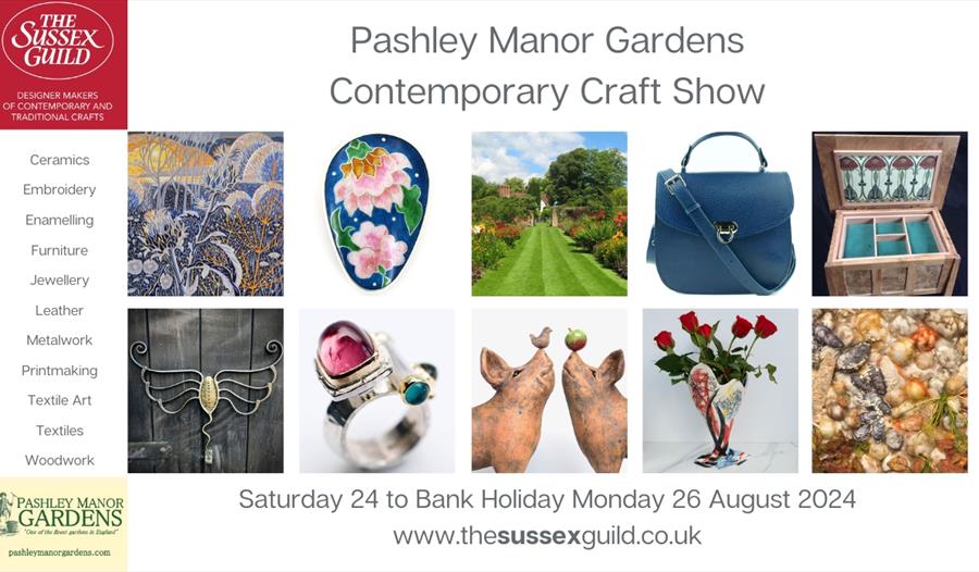 The Sussex Guild Contemporary Craft Show at Pashley Manor Gardens