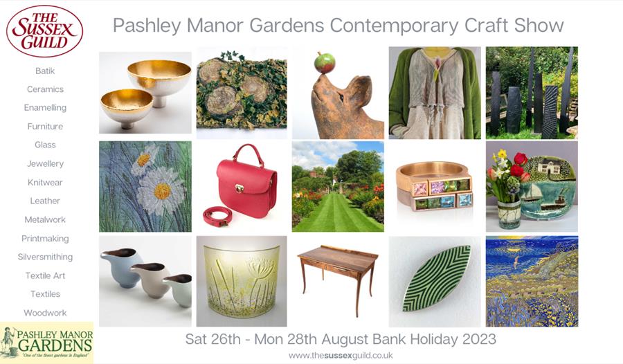 The Sussex Guild Contemporary Craft Show at Pashley Manor Gardens