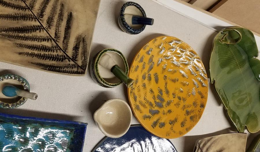 pottery dishes