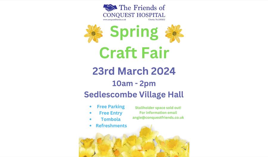 spring craft fair poster.