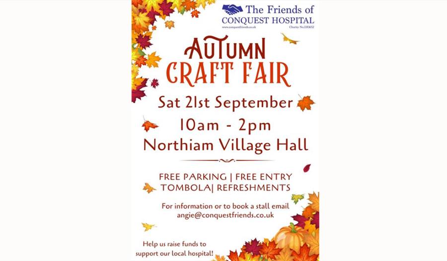 Autumn craft fair poster
