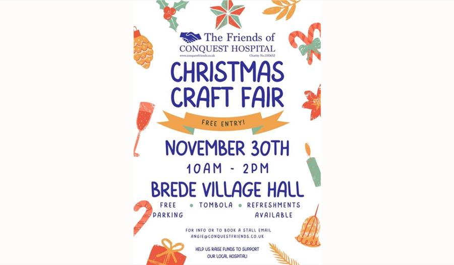 Christmas craft fair poster