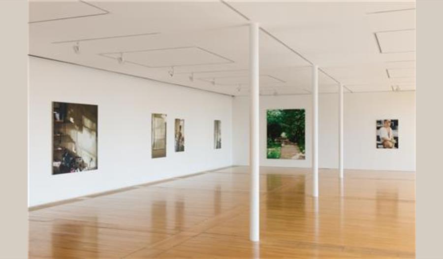 Bright art gallery