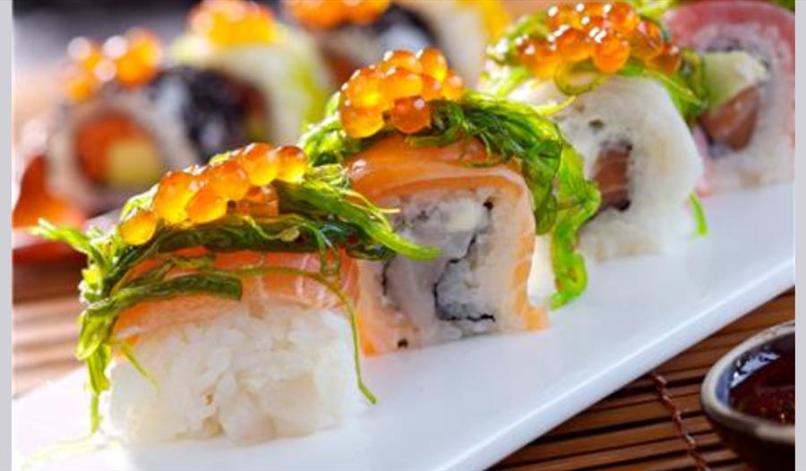 Homemade sushi