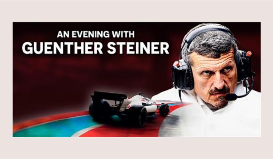 Guenther Steiner directing F1 cars