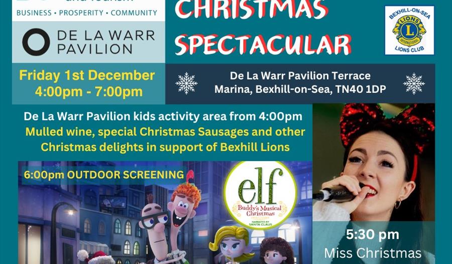 Poster for Family Christmas Spectacular in Bexhill.