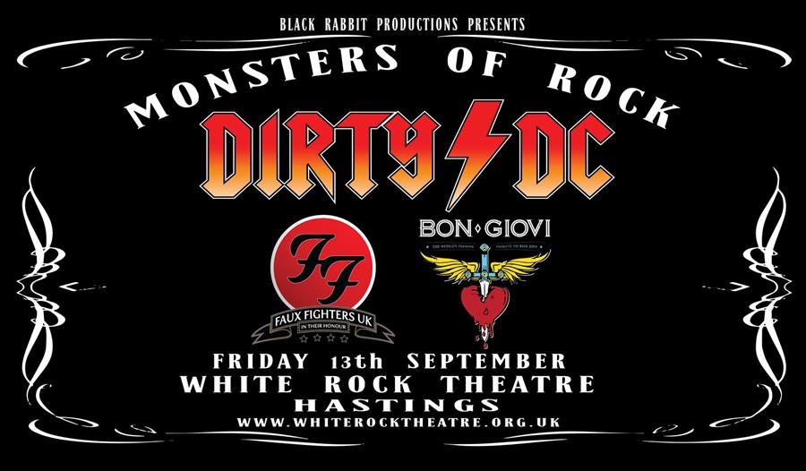 Monsters of Rock feat. Dirty DC, Faux Fighters UK and Bon Giovi