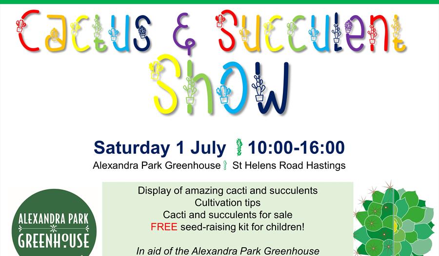 poster for cactus and succulent show