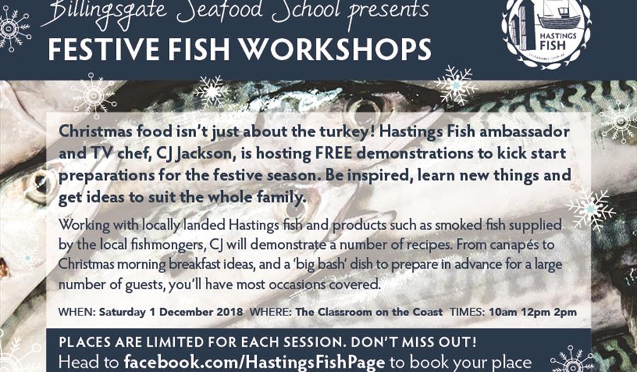Billingsgate Seafood School presents Festive Fish Workshops