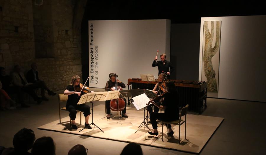 Bridgepoint Ensemble quartet performs in Rye