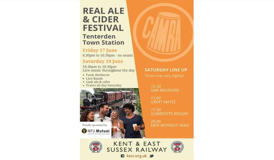 poster for real ale and cider festival
