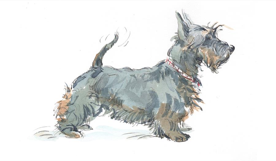 The Writer's Home: Kipling's Scottie dog trail