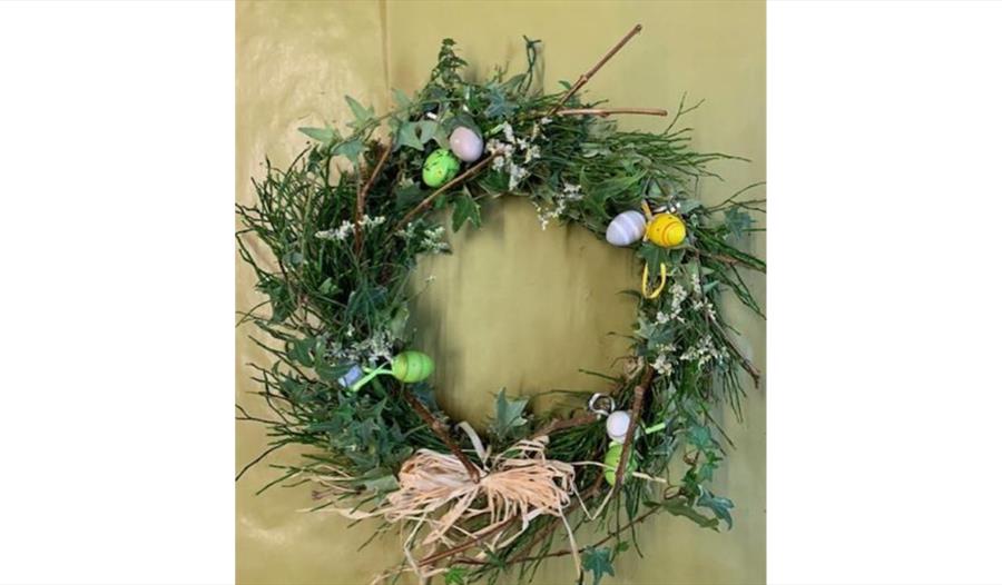 Easter wreath example