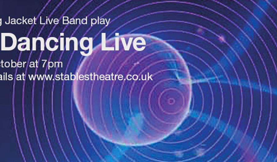 poster for dirty dancing live with blue poster.