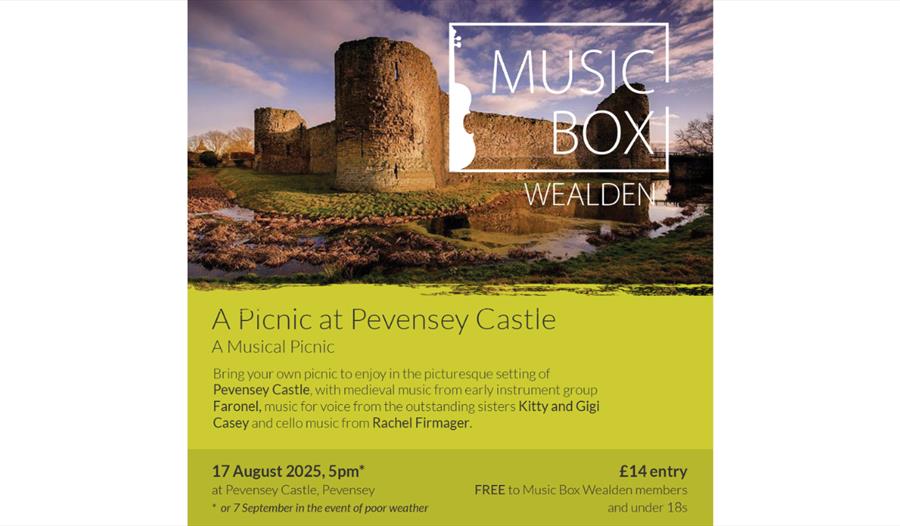 Three concerts and a Picnic at Pevensey Castle