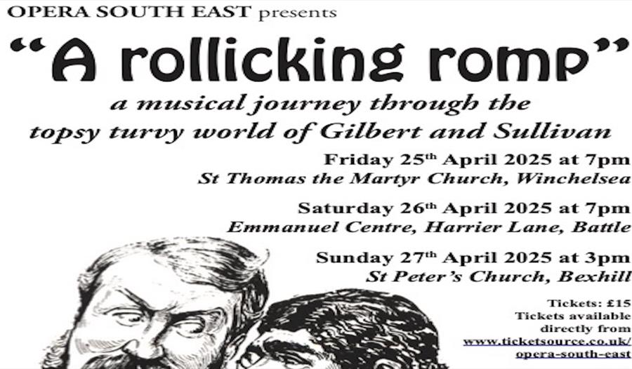 Opera South East proudly presents "A rollocking romp"