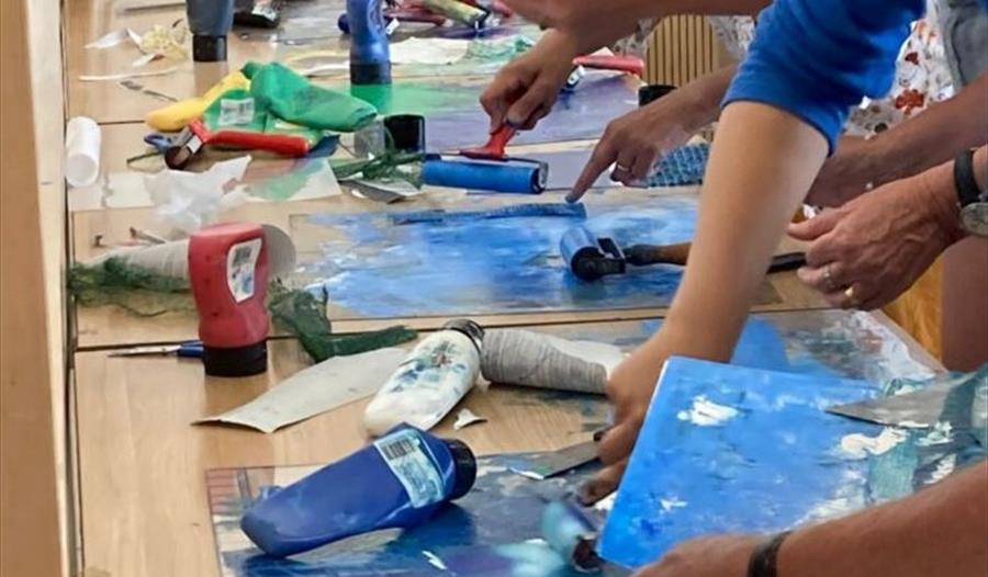 Emotional Spaces: Mixed Media Abstract & Semi-Figurative Painting