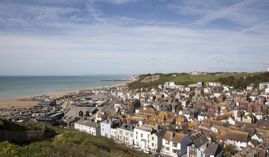 View of Hastings Old Town from East Hill by Georgie Scott