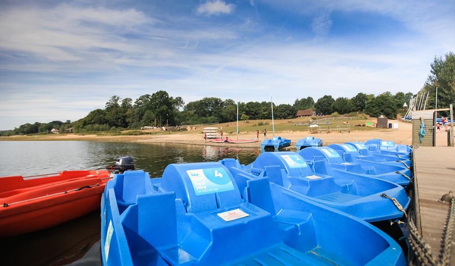 Pedalos at Bewl Water