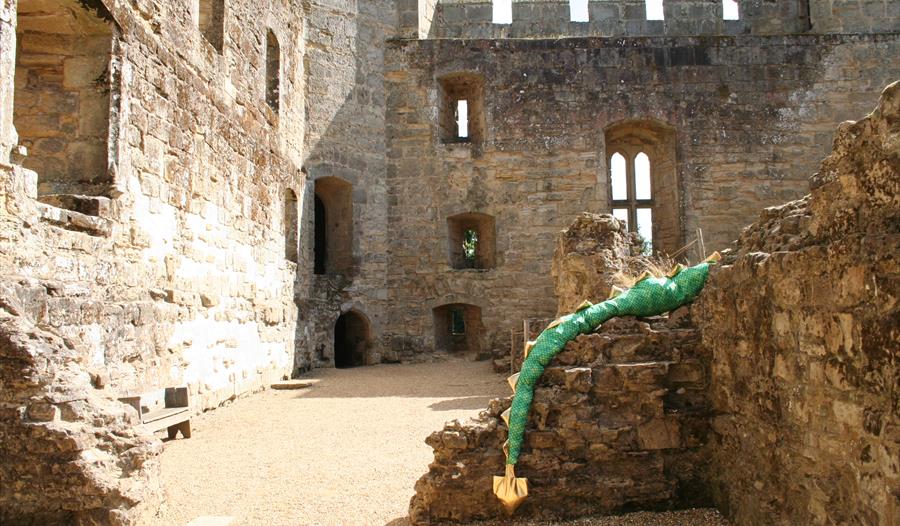 Dragon scavenger hunt at Bodiam Castle