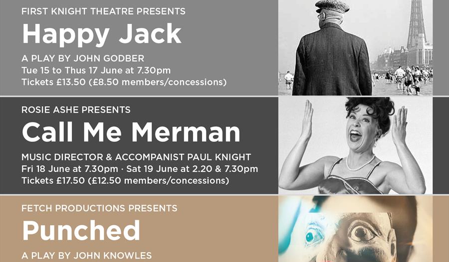 Stables Theatre June shows poster