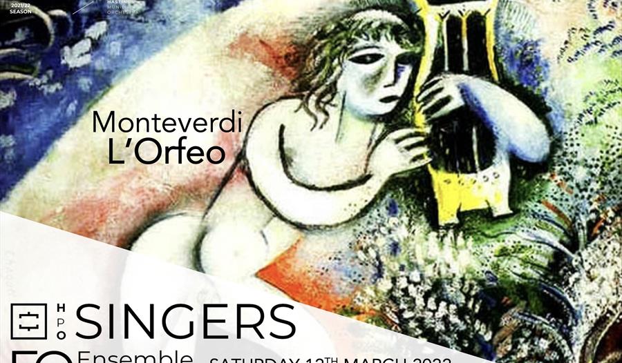 Poster for HPO Singers L'Orfeo performance