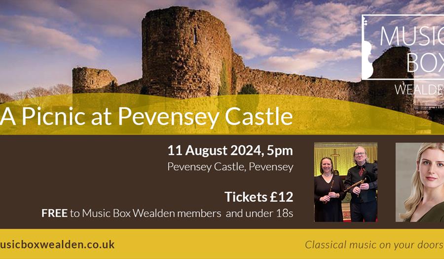 A Musical Picnic at Pevensey Castle