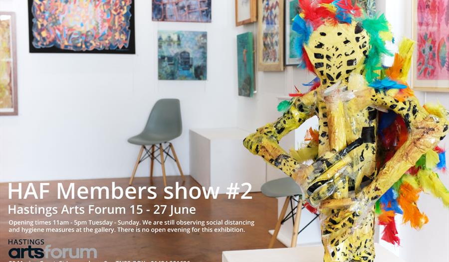 Hastings Arts Forum Members Show event poster