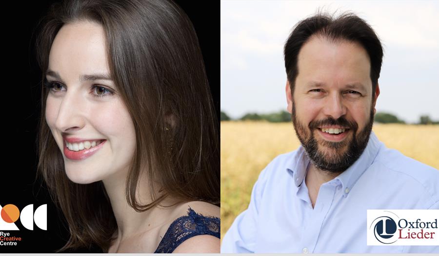 Portrait photos of Anna Cavaliero, and Sholto Kynoch