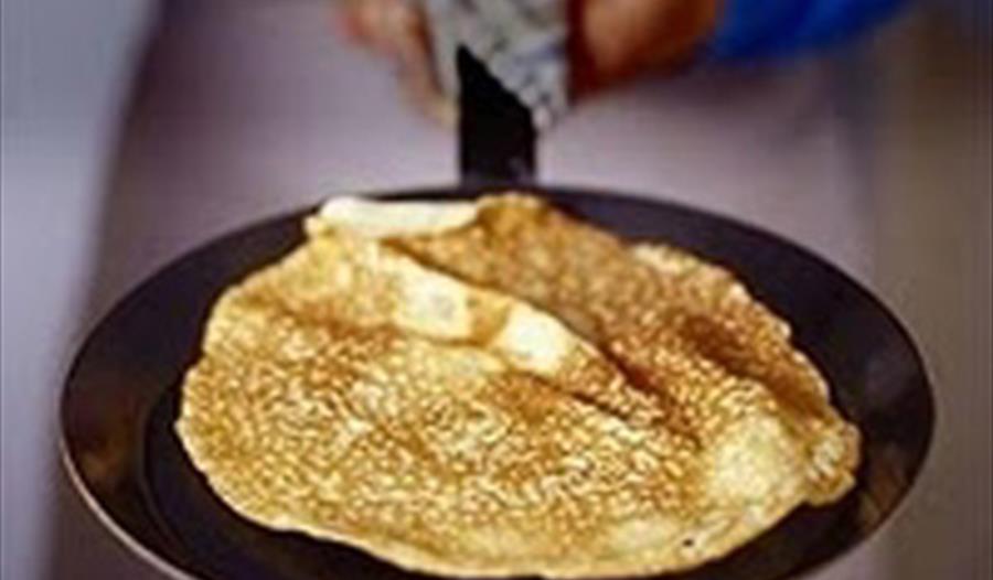 Tossing pancakes