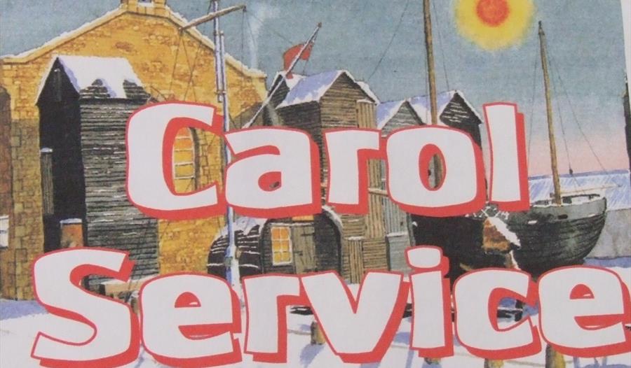 Advert for the Hastings Fishermen's Museum online carol service