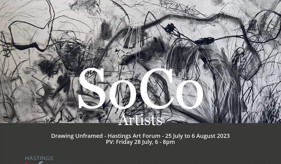 SoCo Artists 'Drawing Unframed' ( open Tue - Sun 11am - 5pm)