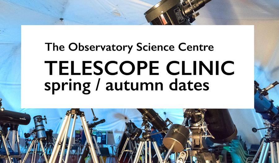 Telescope clinic poster